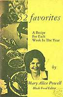 Mary Alice Powell TOLEDO BLADE food editor recipes 1972  