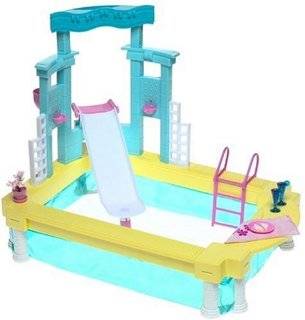    A Customers review of Barbie Fabulous Fountain Pool Playset