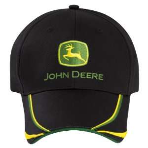  John Deere Black and Green Accent Cap   LP38214