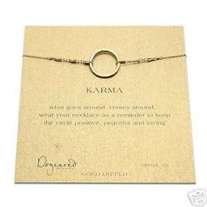  Dogeared Gold Large Good Karma Necklace Baby