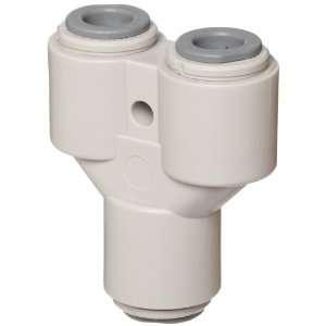 John Guest Acetal Copolymer Tube Fitting, Two Way Divider, 5/16 Tube 