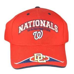   WASHINGTON NATIONALS RED COTTON HAT CAP NEW OSFA