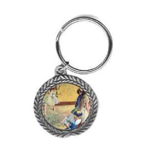  During the Dance Lessons By Edgar Degas Key Chain Office 