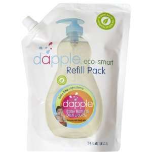  Dapple Baby Bottle & Dish Liquid Refill Pack   34 oz Baby
