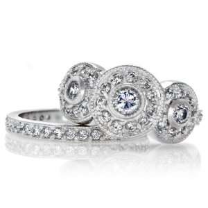  Darlas Vintage Wedding Ring Set Emitations Jewelry