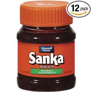 Sanka Decaffeinated Instant Coffee, 2 Ounce Jars (Pack of 12)