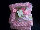 New Carters Just One You Year Baby Girl Blanket Pink Minky Spot Polka 