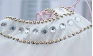 New Women Beads Off Shoulder ZGX146 Chiffon Top Or Mini Dress  