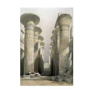  Central Avenue of The Great Hall of Columns, Karnak by David 