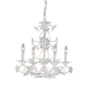  Abbie Collection Hand Cut Crystal Chandelier SIZE W18 X 