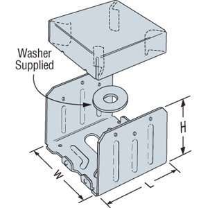  ABE44R Adjustable Post Base Rough