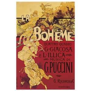   Boheme Giclee Poster Print by Adolfo Hohenstein, 38x56