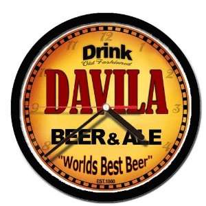  DAVILA beer ale wall clock 