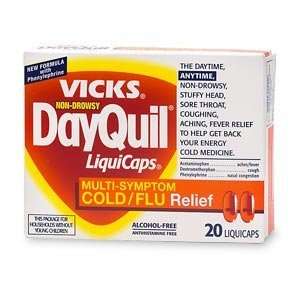  Dayquil Liquicaps Day and Night with Lil drug drug, 12 x 2 
