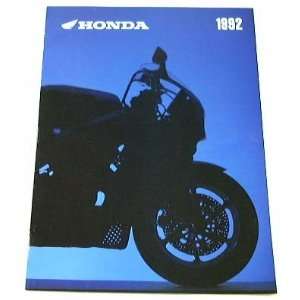  1992 92 HONDA MOTORCYCLE BROCHURE CB9900RR ST1100 CT70 