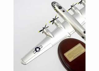 BOEING B 29 SUPERFORTRESS WWII BOMBER WOOD MODEL PLANE  