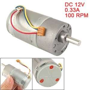   33A 100RPM 37mm Diameter Electric DC Geared Motor