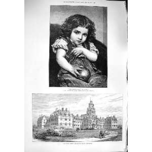  1876 Royal Albert Asylum Idiots Lancaster Little Girl 