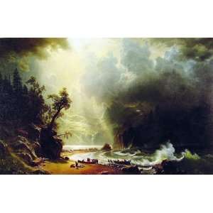   Sound on the Pacific Coast by Albert Bierstadt Al