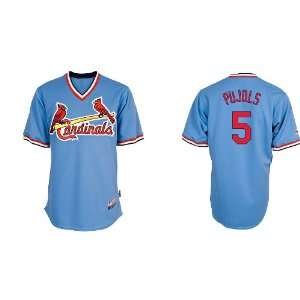  St.louis Cardinals #5 Albert Pujols Sky Blue 2011 MLB 