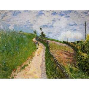 Reproduction   Alfred Sisley   24 x 18 inches   The Hill Path, Ville d 