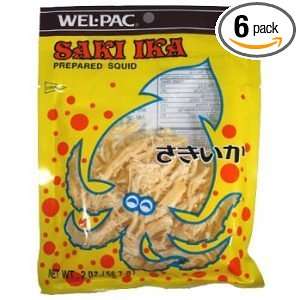 Wel Pac Cuttlefish, Saki Ika, 2 Ounce Grocery & Gourmet Food