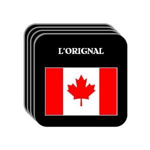  Canada   LORIGNAL Set of 4 Mini Mousepad Coasters 
