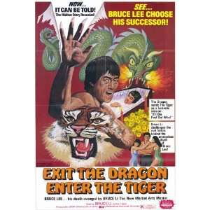  Exit the Dragon Enter the Tiger (1977) 27 x 40 Movie 