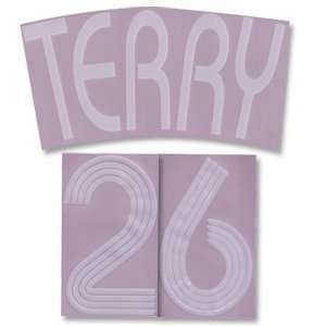 Terry 26   06 07 Chelsea 3rd Euro Name and Number Transfer  