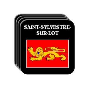 Aquitaine   SAINT SYLVESTRE SUR LOT Set of 4 Mini Mousepad Coasters
