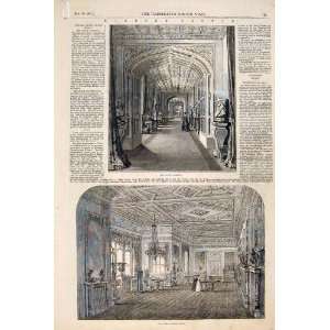    Windsor Castle London St GeorgeS Chapel Print 1847