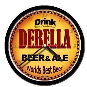  DEBELLA beer ale cerveza wall clock 