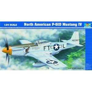 Trumpeter Scale Models   1/24 P51D Mustang IV Fighter (Plastic Model 