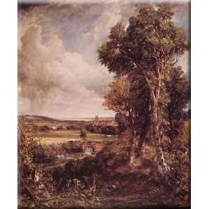  Dedham Vale 25x30 Streched Canvas Art by Constable, John 