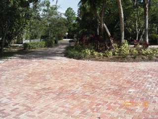Brick paver clay terracotta driveway old chicago pavers 4x8x2 