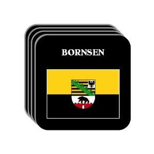  Saxony Anhalt   BORNSEN Set of 4 Mini Mousepad Coasters 