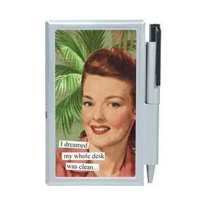  ANNE TAINTOR GIFT NOTE CASE PAD I dreamed my whole desk 