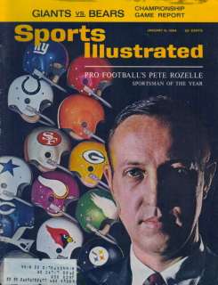 1964 Sports Illustrated Pete Rozelle Sportsman of Year  