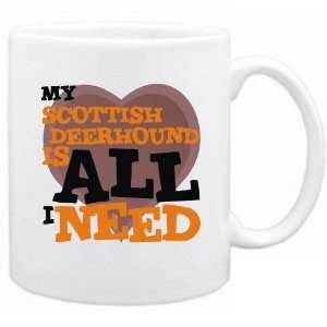    New  My Scottish Deerhound Is All I Need  Mug Dog