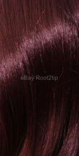   Cherry Burgundy 22  Curly Hairpiece  Hair Extension #99j★  