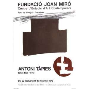    Fundacio Joan Miro 1976 by Antoni Tapies, 20x28