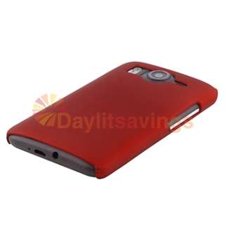   Accessory Red Case USB Car Charger for HTC Desire HD Inspire 4G Bundle
