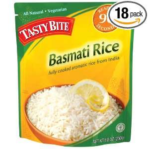 Tasty Bites Basmati Rice, 8.8 Ounce (Pack of 18)  Grocery 