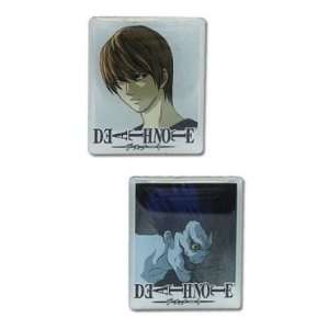  Death Note Light & Ryuk Anime Pins (Set of 2) Toys 