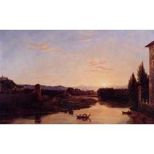   Cole   24 x 14 inches   Sunset of the Arno 