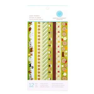  Martha Stewart Crafts Paper Borders 6 X 12 Woodland 