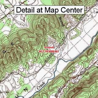   Map   Powell, Tennessee (Folded/Waterproof)