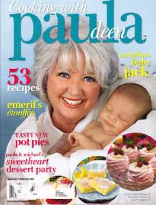 COOKING WITH PAULA DEEN MAGAZINE JAN/FEB 2007 ISSUE  