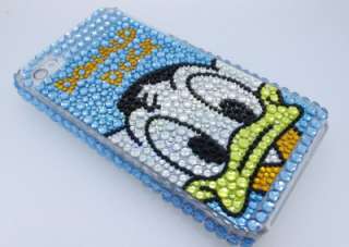 Donald Duck Bling Hard Case Cover For iPhone 4 + Mirror  