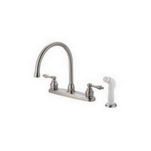   of Design Goose Neck Centerset Kitchen Faucet With Spray EB728AL